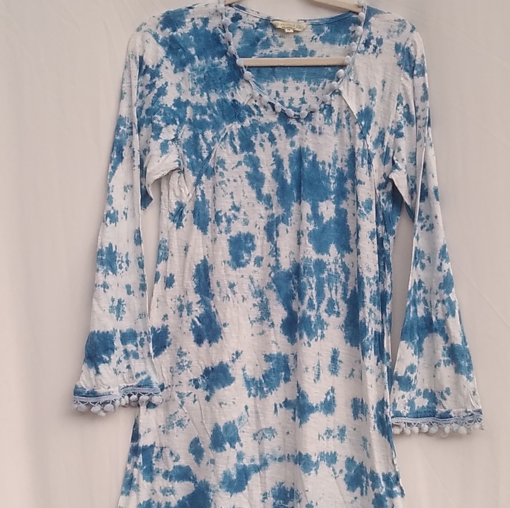 Anandas Collection tie-dyed dress